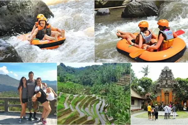 Ayung River Tubing + Volcano + Ubud Tour