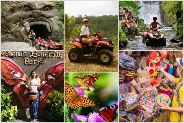Gorilla ATV Ride + Butterfly Park + Ubud Tour