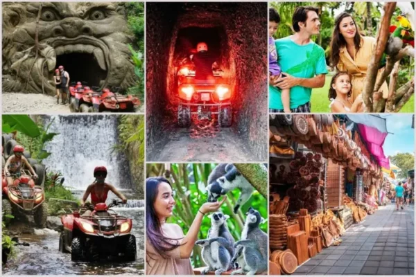Gorilla ATV Ride + Bali Zoo + Ubud Tour