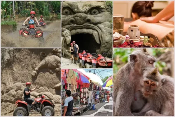Gorilla ATV Ride + Spa + Ubud Tour