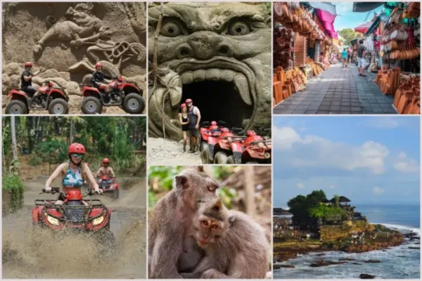 Gorilla Cave ATV Ride + Tanah Lot Sea Temple Tour