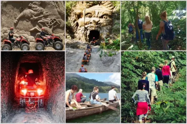 Gorilla Cave ATV Ride + Jungle Trekking & Canoeing Tour