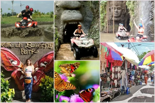 Kingkong ATV Ride + Butterfly Park + Ubud Tour
