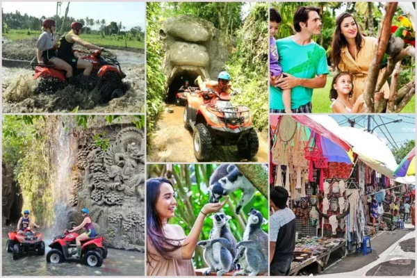 Kingkong ATV Ride + Bali Zoo + Ubud Tour