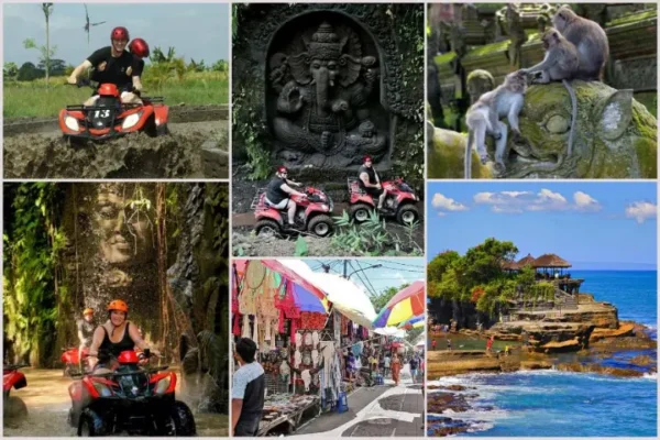 Kingkong Cave ATV Ride + Tanah Lot Sea Temple Tour