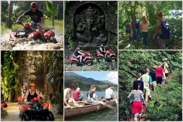 Kingkong Cave ATV Ride + Jungle Trekking & Canoeing Tour