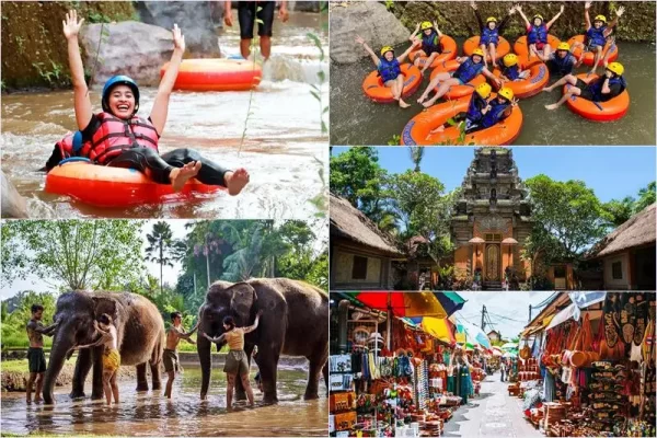 Lazy Cave River Tubing + Elephant Mud Fun