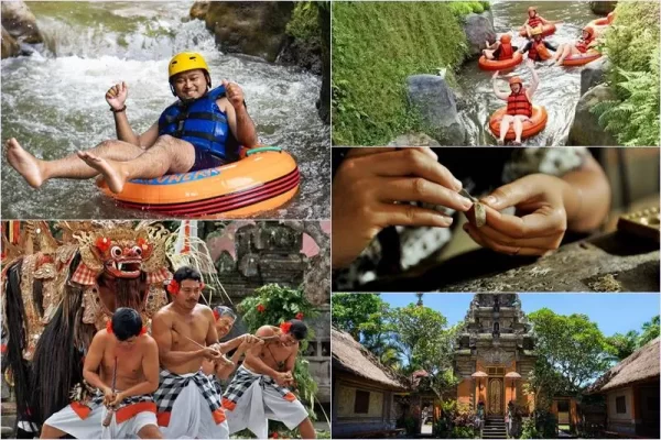 Lazy Cave River Tubing + Barong Dance Tour