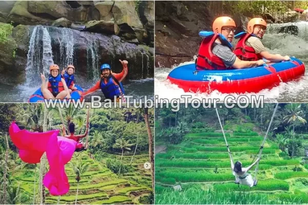 Pakerisan River Tubing + Swing + Ubud Tour