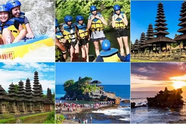 Pakerisan River Tubing + Tanah Lot Temple Tour