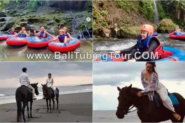 Pakerisan River Tubing + Horse Riding Tour