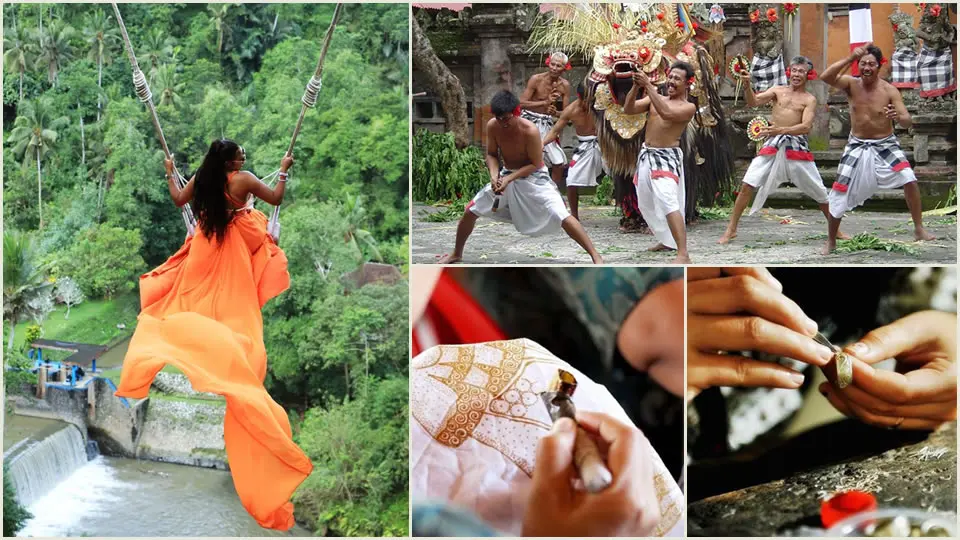 Real Bali Swing + Barong Dance Tour