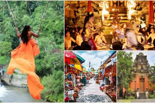 Real Bali Swing + Ubud Center with Kecak Dance Tour