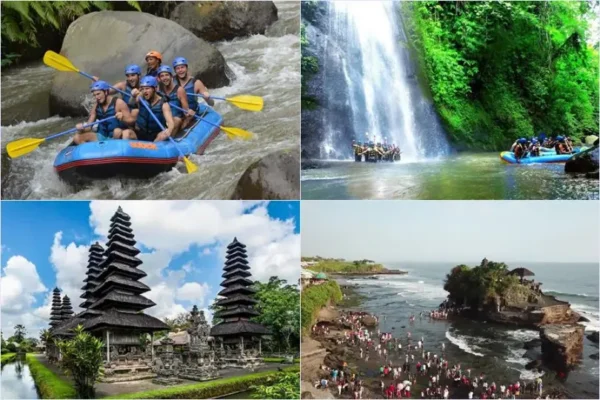 Sobek Ayung River Rafting + Tanah Lot Tour