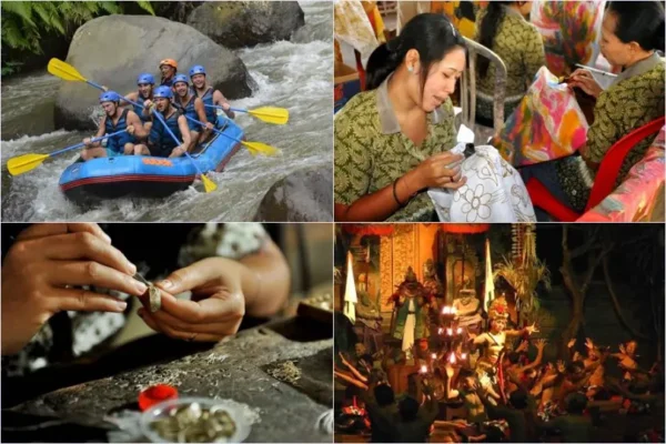 Sobek Ayung River Rafting + Ubud Arts + Kecak Dance Tour