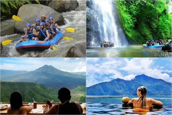Sobek Ayung River Rafting + Volcano + Hot Spring Tour