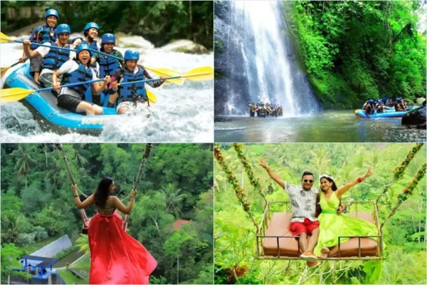 Sobek Ayung River Rafting + Real Bali Swing
