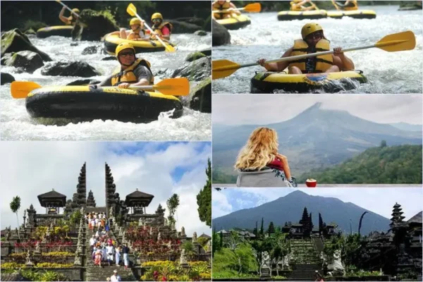 Wos River Tubing + Besakih Mother Temple Tour