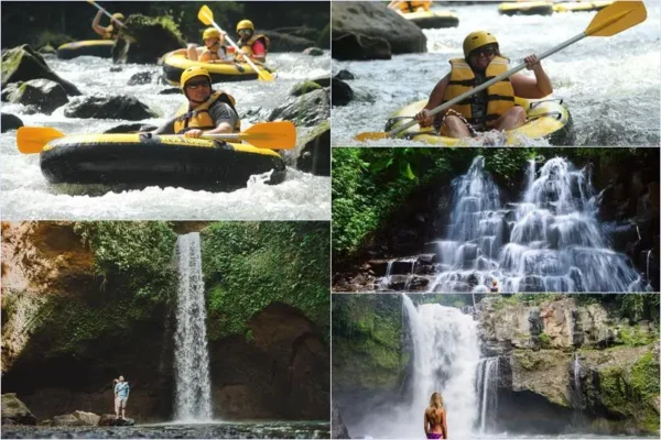 Wos River Tubing + Three Waterfalls Tour
